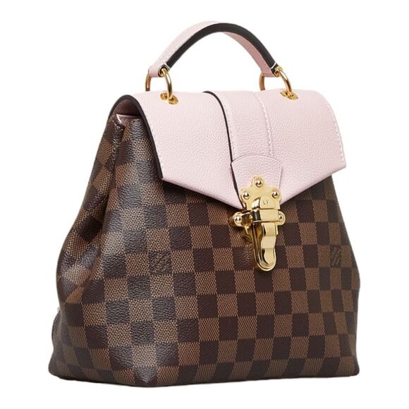 Louis Vuitton Damier Clapton Rucksack Backpack Magnolia Pink Leather - Picture 2 of 7